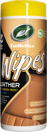 Turtle Wax Leather Wipes, 32st wipes